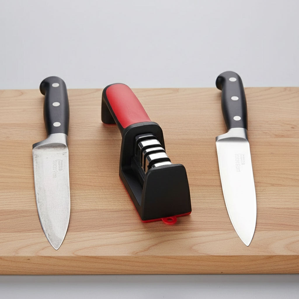 Affûteur de couteaux de cuisine à 3/4 segments
